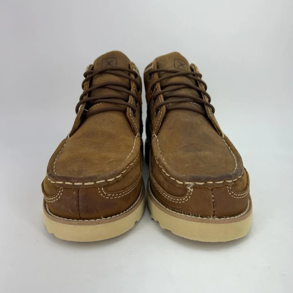 Twisted‎ X Boots Mens Size 5 Brown Leather Chukka Moc 4